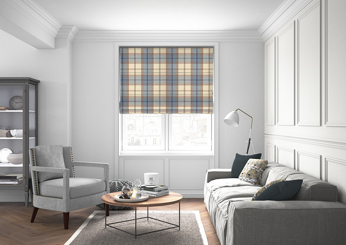 Highland, Sky - Twist&Fit Roman Blind - Image 5